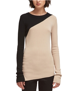 DKNY Womens Colorblocked Pullover Sweater