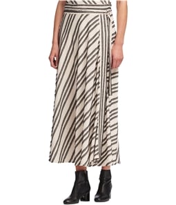 DKNY Womens Eyelash Stripe Maxi Skirt