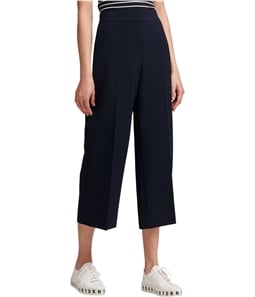 DKNY Womens Wide Leg Casual Cropped Pants