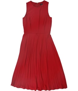 Tommy Hilfiger Womens Pleated A-line Dress