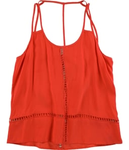 CAMI NYC Womens Edith Eyelet Accent Tank Top