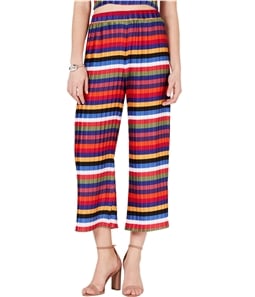 Lucy Paris Womens Rainbow Casual Cropped Pants