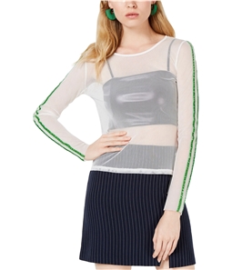 Project 28 Womens Mesh Pullover Blouse
