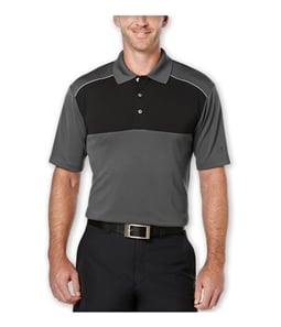 PGA Tour Mens Colorblock Golf Rugby Polo Shirt