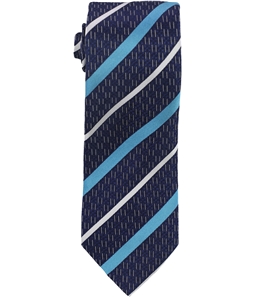 Sean John Mens Dash Stripe Self-tied Necktie