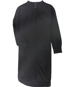 Eileen Fisher Womens Wool Flannel Shirt Dress