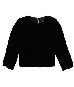 Eileen Fisher Womens Velvet Pullover Blouse