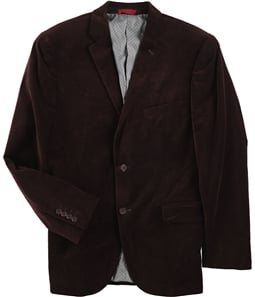 Alfani Mens Velvet Two Button Blazer Jacket
