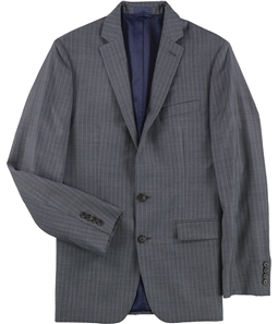 Ryan Seacrest Mens Double Stripe Two Button Blazer Jacket