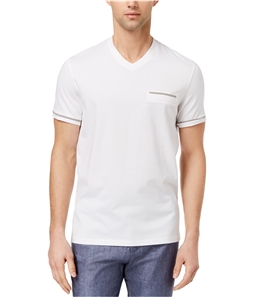 Ryan Seacrest Mens Textured Embellished T-Shirt