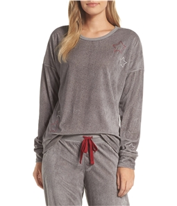 P.J. Salvage Womens Stars Pajama Sweatshirt Top