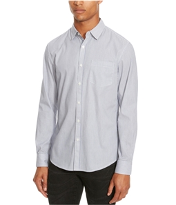Kenneth Cole Mens Striped Button Up Shirt