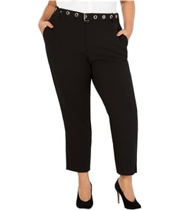 Rachel Roy Womens Belted Casual Cropped Pants