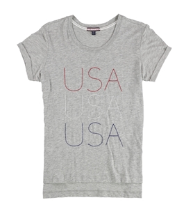 P.J. Salvage Womens Embroidered USA Pajama Sleep T-shirt
