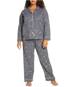P.J. Salvage Womens Stars Button Down Pajama Shirt