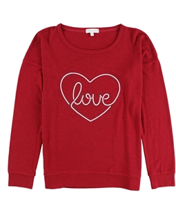 P.J. Salvage Womens Love Inside Heart Pajama Sweater