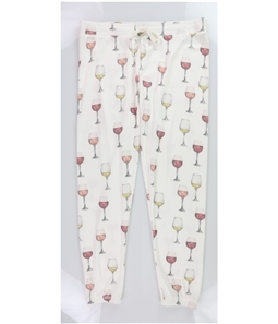 P.J. Salvage Womens Wine Pajama Jogger Pants