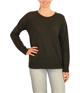 P.J. Salvage Womens Solid Split Hem Pullover Sweater