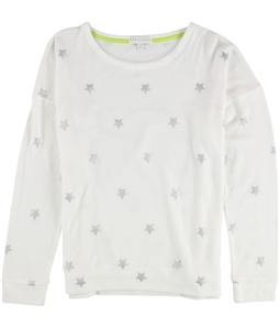 P.J. Salvage Womens Silver Stars Pajama Sweater
