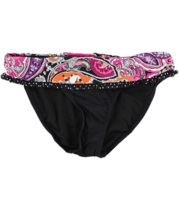 Kenneth Cole Womens Paisley Bikini Swim Bottom