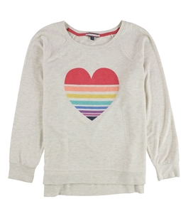 P.J. Salvage Womens Rainbow Heart Pajama Sweater