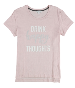 P.J. Salvage Womens Drink Happy Thoughts Pajama Sleep T-shirt