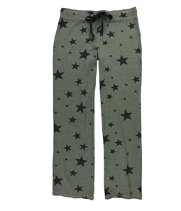 P.J. Salvage Womens Black Stars Pajama Lounge Pants