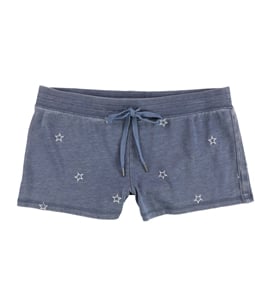 P.J. Salvage Womens Embroidered Stars Pajama Shorts