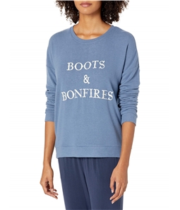 P.J. Salvage Womens Boots & Bonfires Pajama Sweater