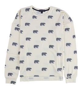 P.J. Salvage Womens Polar Bears Pajama Sweater