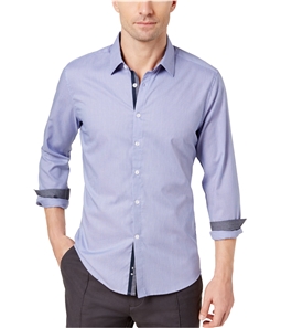 Ryan Seacrest Mens Micro-Pattern Button Up Shirt