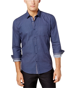 Ryan Seacrest Mens Woven Button Up Shirt