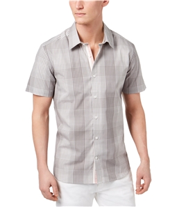 Ryan Seacrest Mens Plaid Button Up Shirt