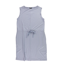 Eileen Fisher Womens Drawstring Waist Shirt Dress