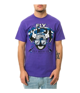 Fly Society Mens The Fly With Us Graphic T-Shirt