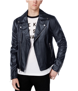 WHT SPACE Mens Casual Motorcycle Jacket
