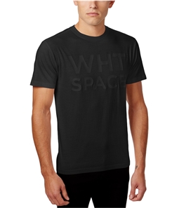 WHT SPACE Mens Solid Short Sleeve Graphic T-Shirt