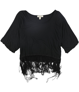 testament Womens Fringed Pullover Blouse