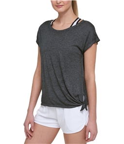 Tommy Hilfiger Womens Side Slit Basic T-Shirt