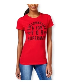 Bioworld Womens This Looks Like A Job For Superman Graphic T-Shirt