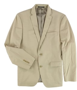 bar III Mens Notched Lapel Two Button Blazer Jacket