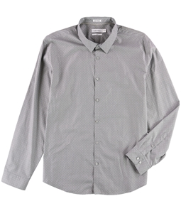 Calvin Klein Mens Classic Dashes Button Up Shirt