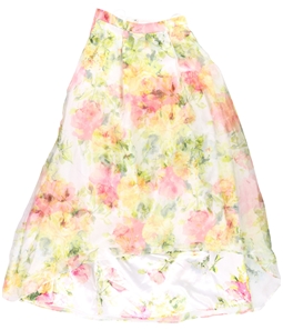 City Studio Womens Floral A-line Skirt