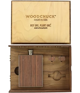 Woodchuck Unisex 2-Piece Drinking Flask
