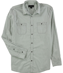 I-N-C Mens Chest Pocket Button Up Shirt