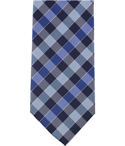 Geoffrey Beene Mens Checkered Self-tied Necktie