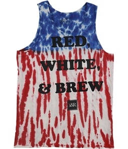 Young & Reckless Mens Red White Brew Tank Top