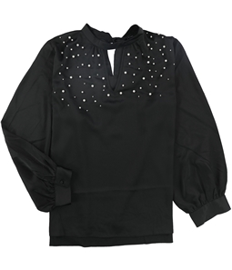 City Chic Womens Pearl Love Pullover Blouse