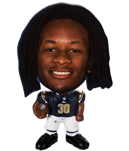 Forever Collectibles Unisex Todd Gurley Flat Head Souvenir