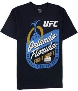 UFC Mens Orlando Florida Fight Night Graphic T-Shirt